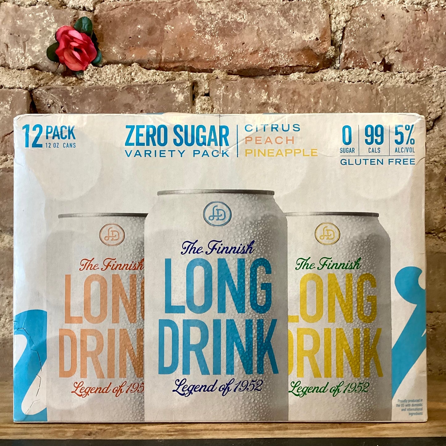 The Finnish Long Drink Zero Sugar Cocktail Variety 12pk 355ml