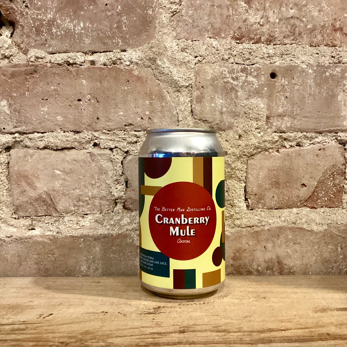 The Better Man Distilling Co. Cranberry Mule Cocktail 12oz can