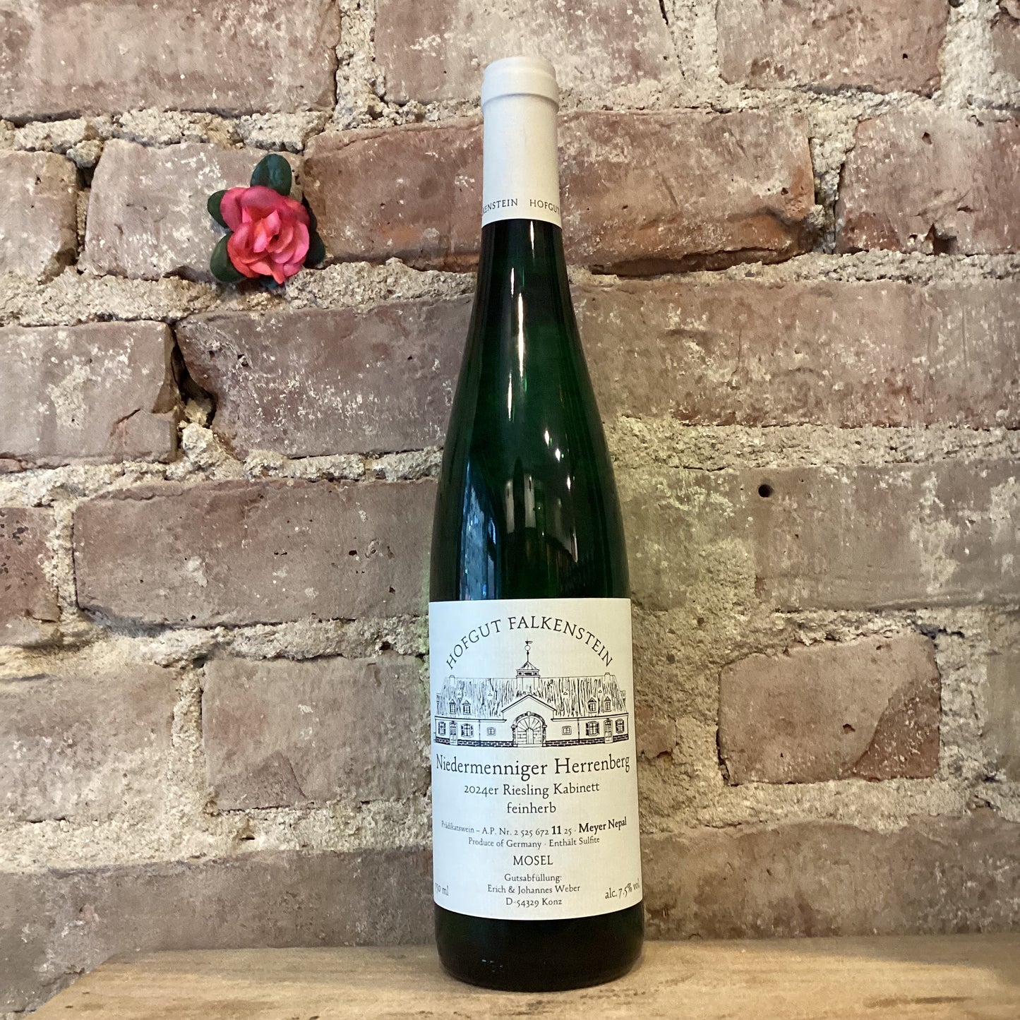 Hofgut Falkenstein Niedermenniger Herrenberg Riesling Spätlese Feinherb Meyer Nepal AP-11 2023 750mL