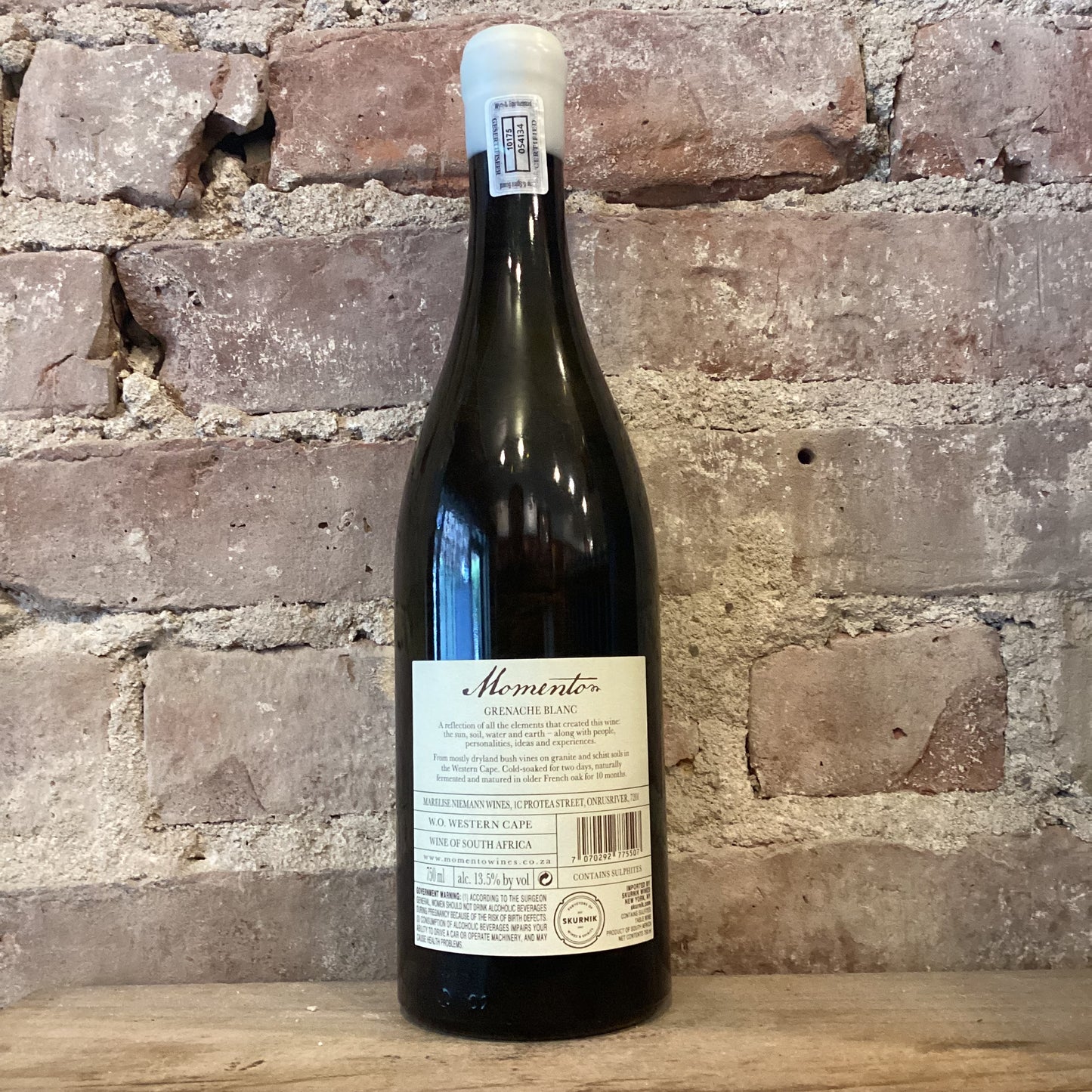 Momento Wines Grenache Blanc Western Cape 2023 750ml