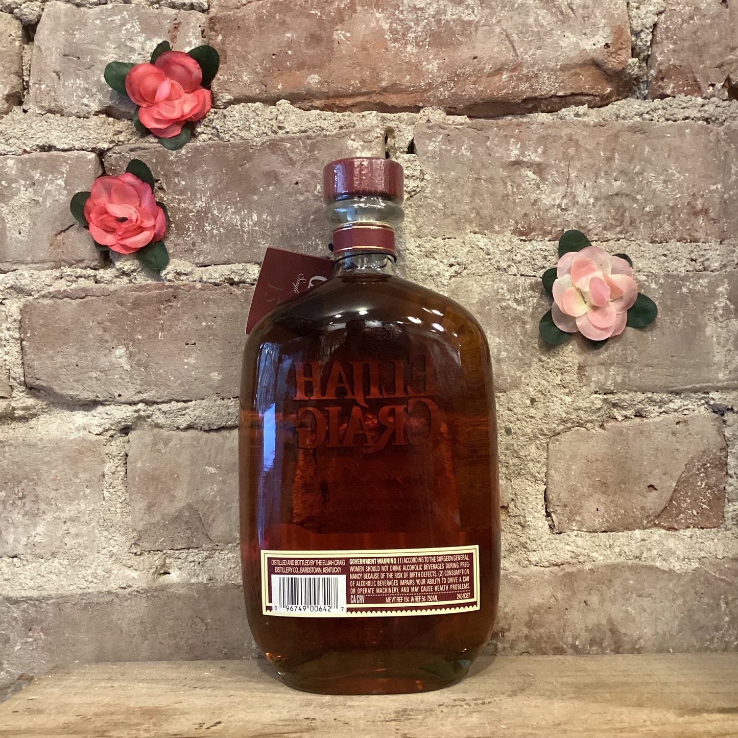 Elijah Craig 15 Year Old Single Barrel Straight Bourbon Whiskey 750ml