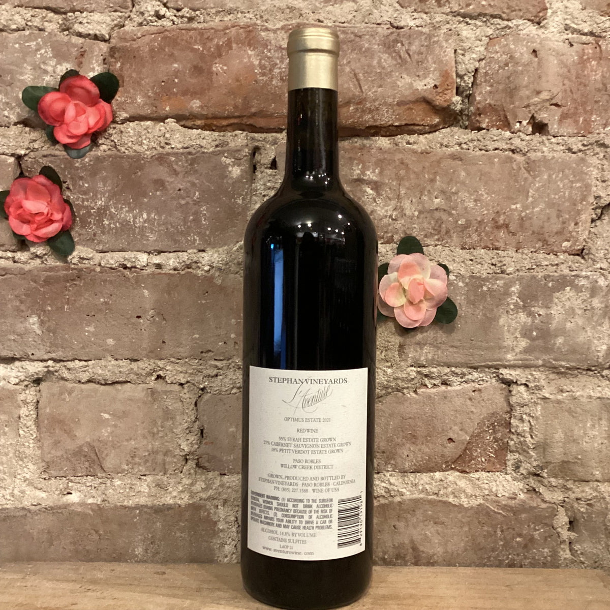 L'Aventure 20th Anniversary Optimus Paso Robles Willow Creek District 2021 750ml