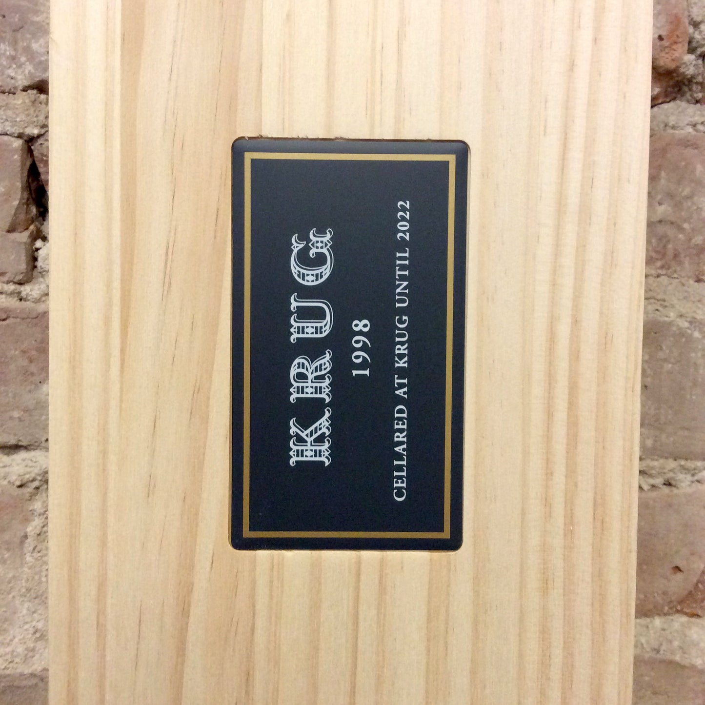 Krug Brut Vintage 1998 750mL