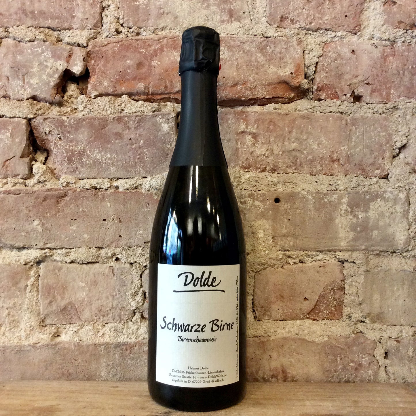 Helmut Dolde 'Schwarze Birne' Méthode Champenoise Sparkling Black Pear Cider NV 750ml