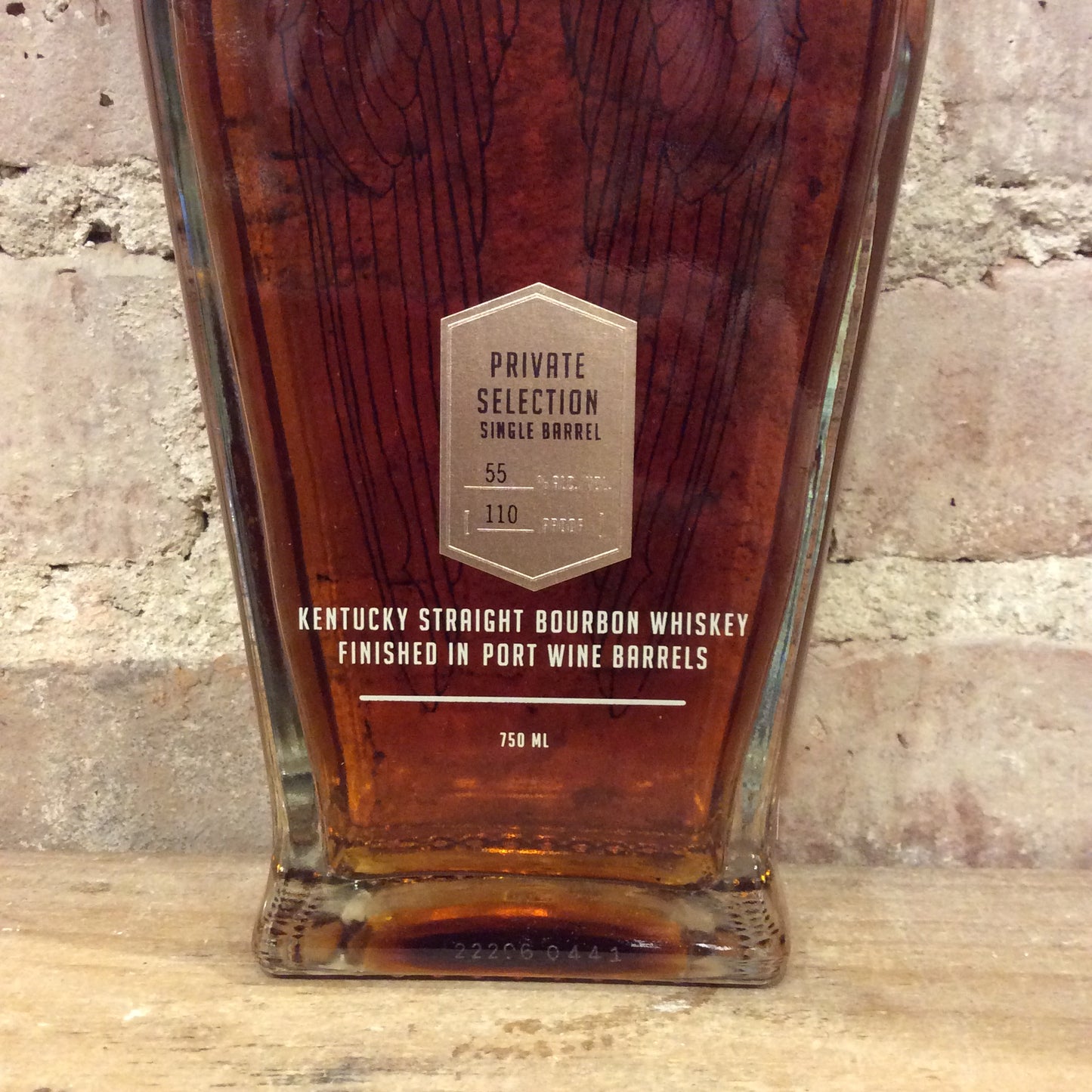 Angel's Envy Straight Bourbon Private Selection Finished in Port Wine Barrels 110 Proof 750mL
