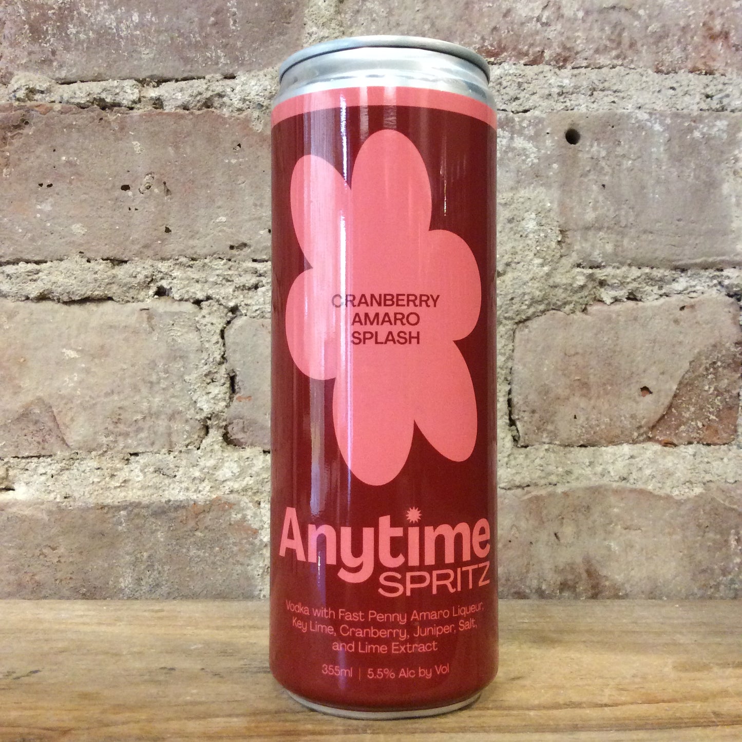 Anytime Spritz 'Cranberry Amaro Splash' 355mL Can