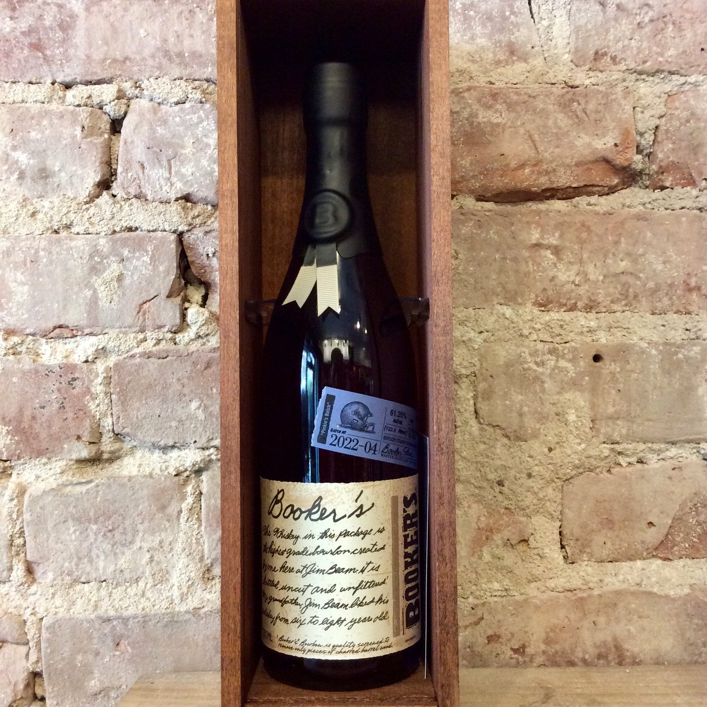 Booker's Straight Bourbon 'Pinkie's Batch' 2022-04 122.4 Proof 750mL