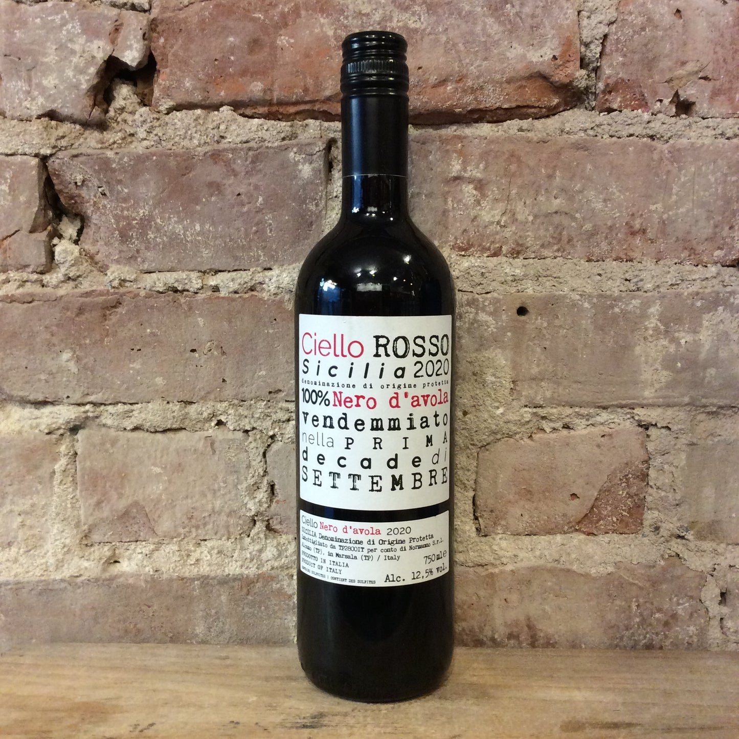 Normanno Sicilia Nero D'Avola Ciello Rosso 2021 750mL