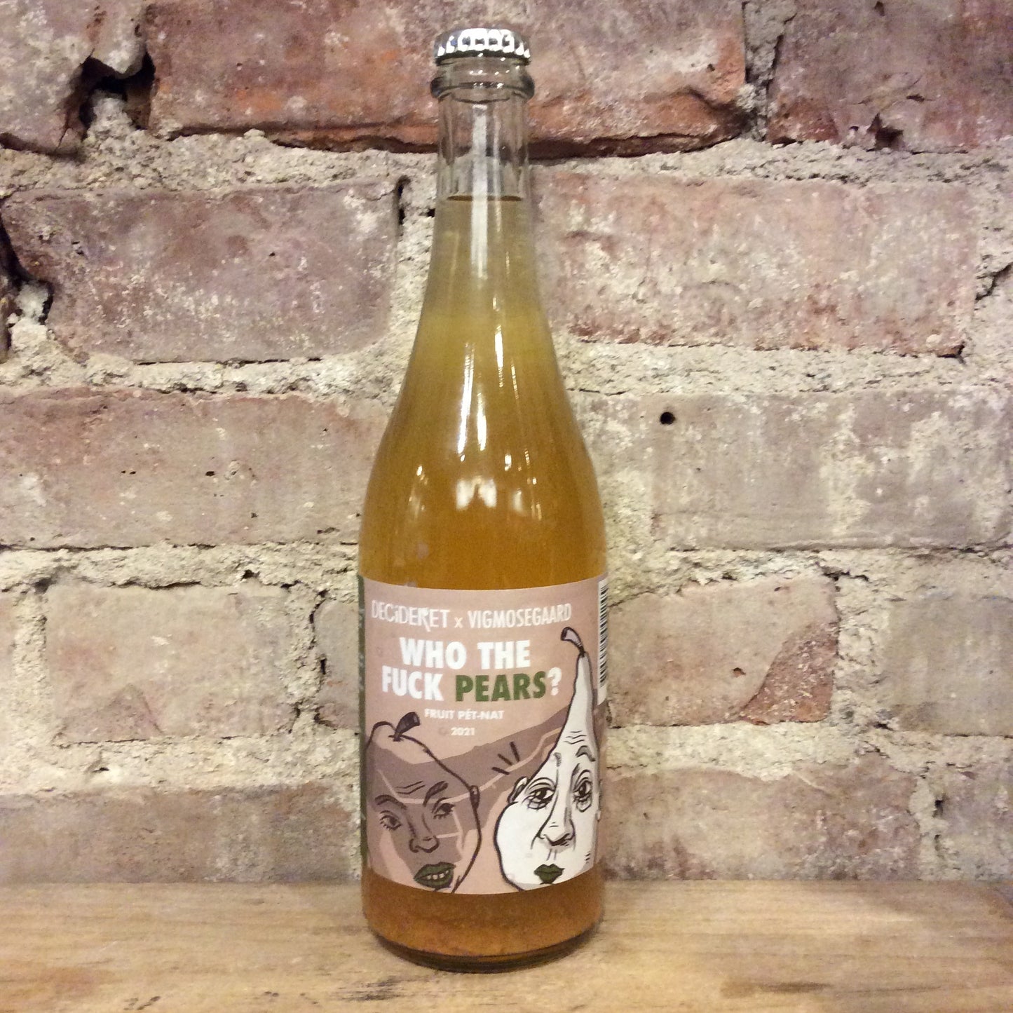 Decideret Cider Vigmosegaard Collaboration 'Who The Fuck Pears?' Sparkling Pear & Apple Wine 2021 750mL