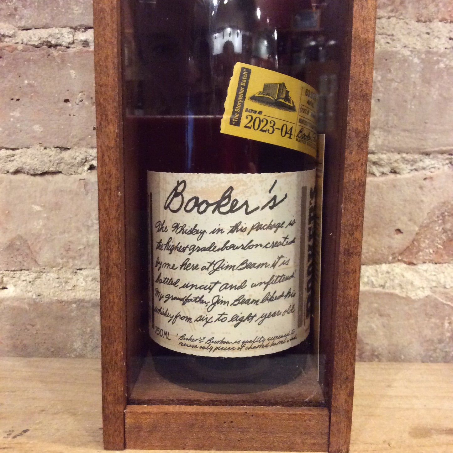 Booker's Straight Bourbon 'Storyteller Batch' 2023-04 127.8 Proof 750mL