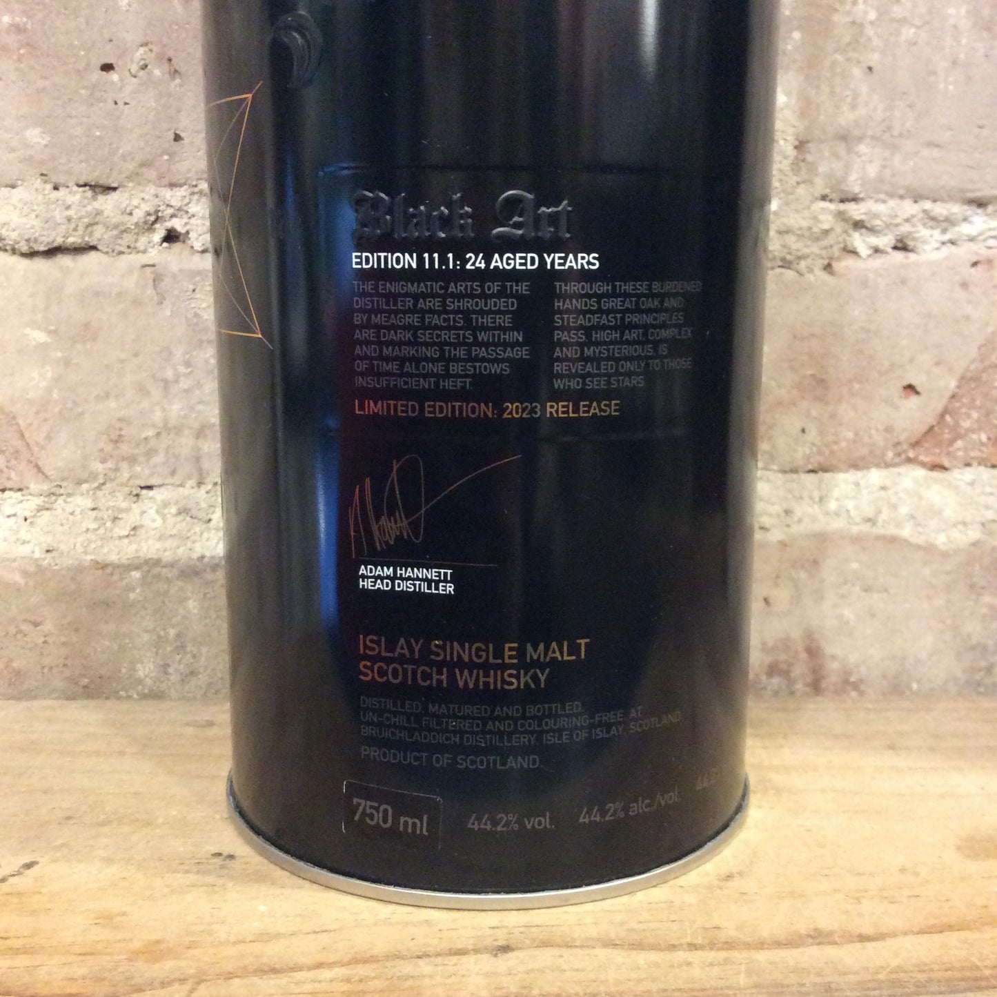 Bruichladdich 'Black Art' Edition 11.1 Single Malt Scotch Whisky 750mL