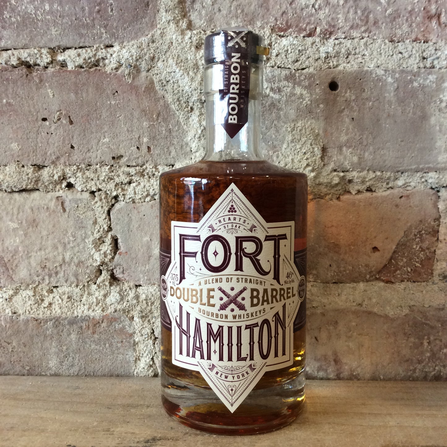 Fort Hamilton Double Barrel Bourbon Whiskey 375ml