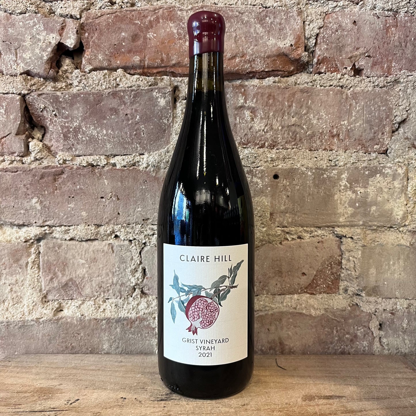 Claire Hill Wines Syrah Grist Vineyard Dry Creek Valley 2022 750mL