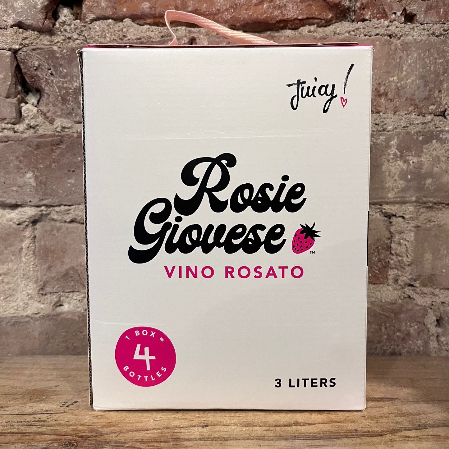 Rosie Giovese Vino Rosato NV 3L Box