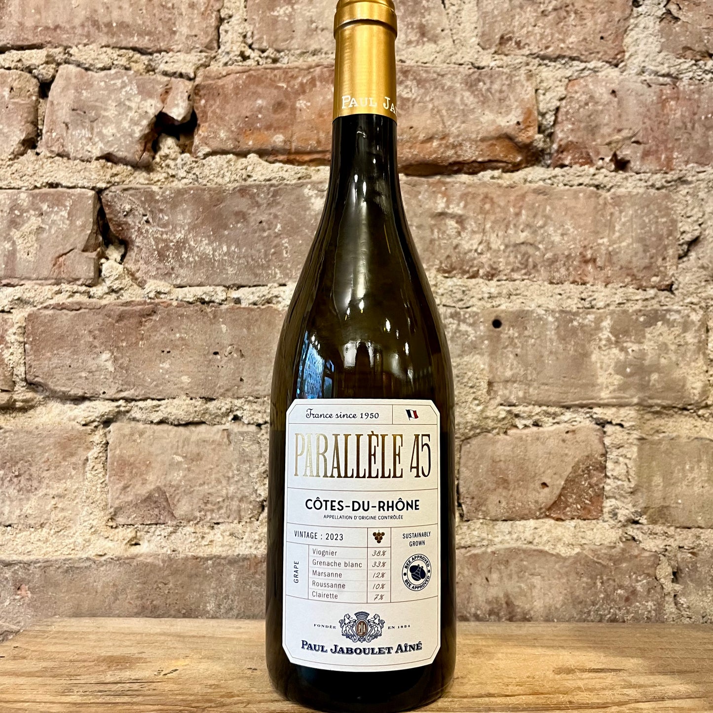 Paul Jaboulet Aine Cotes du Rhone 'Parallele 45' Blanc 2023 750mL