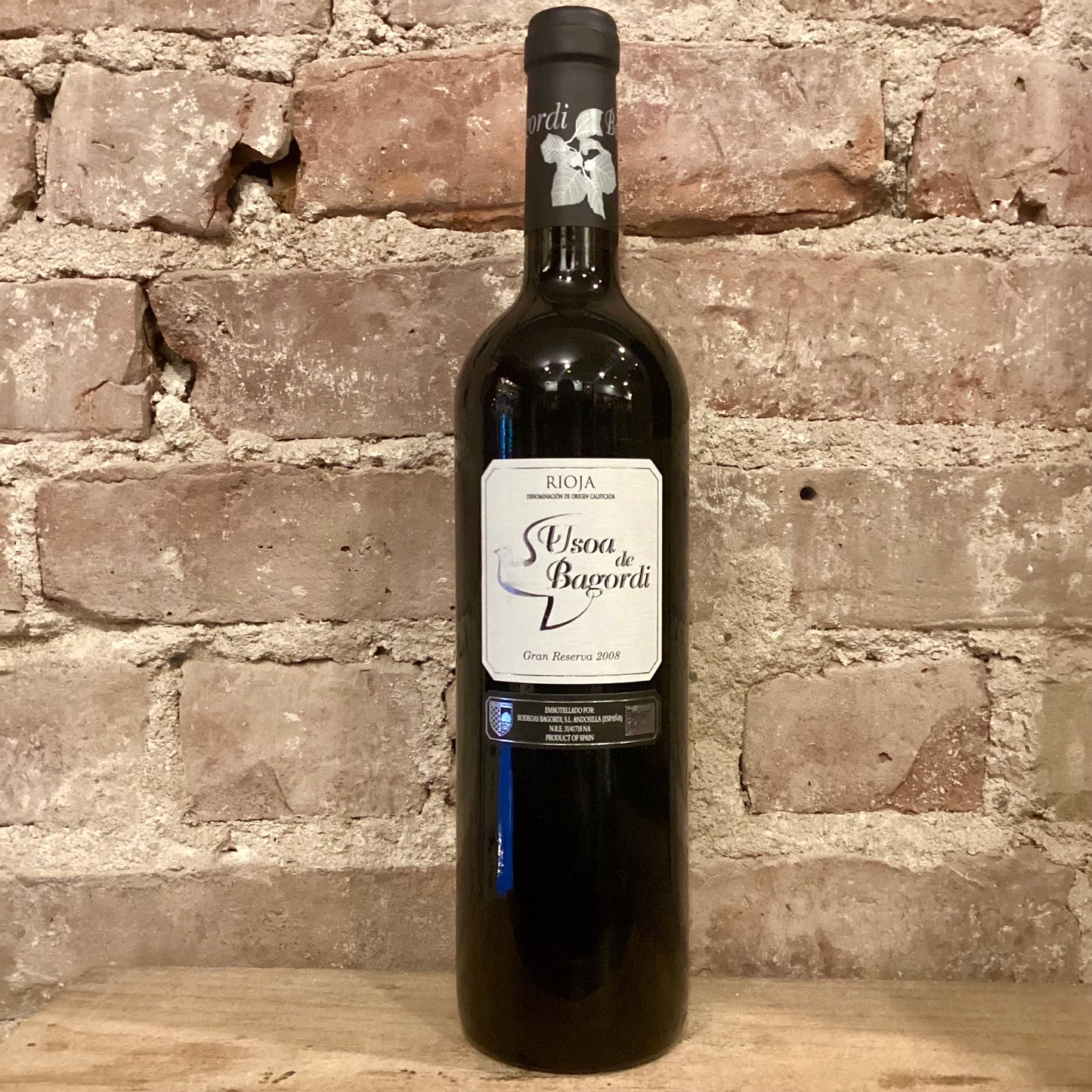 Usoa de Bagordi Gran Reserva 2008 750mL