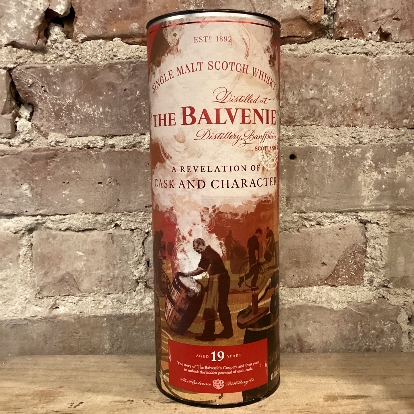 The Balvenie 19 Year Old 'A Revelation of Cask and Character' Single Malt Scotch Whisky 750mL