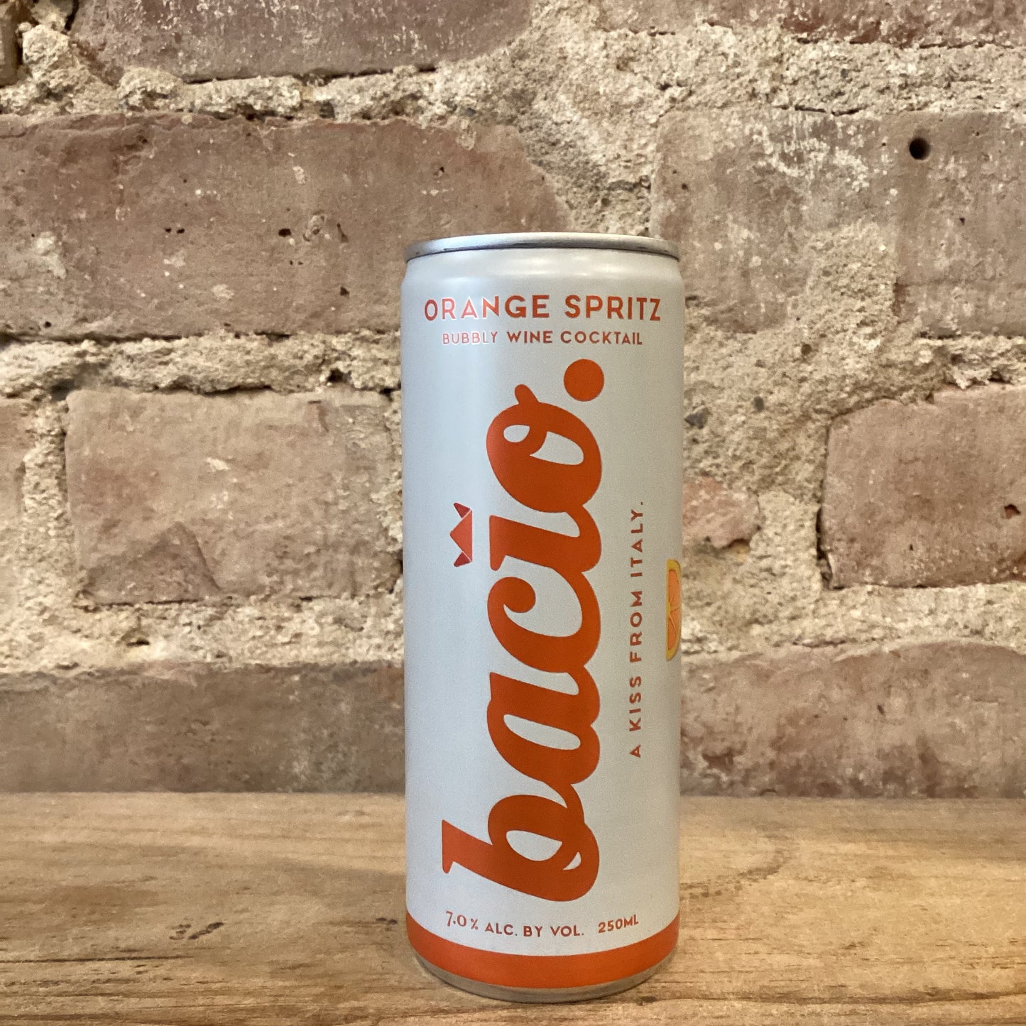 Bacio Orange Spritz Bubbly Wine Cocktail 250mL Can