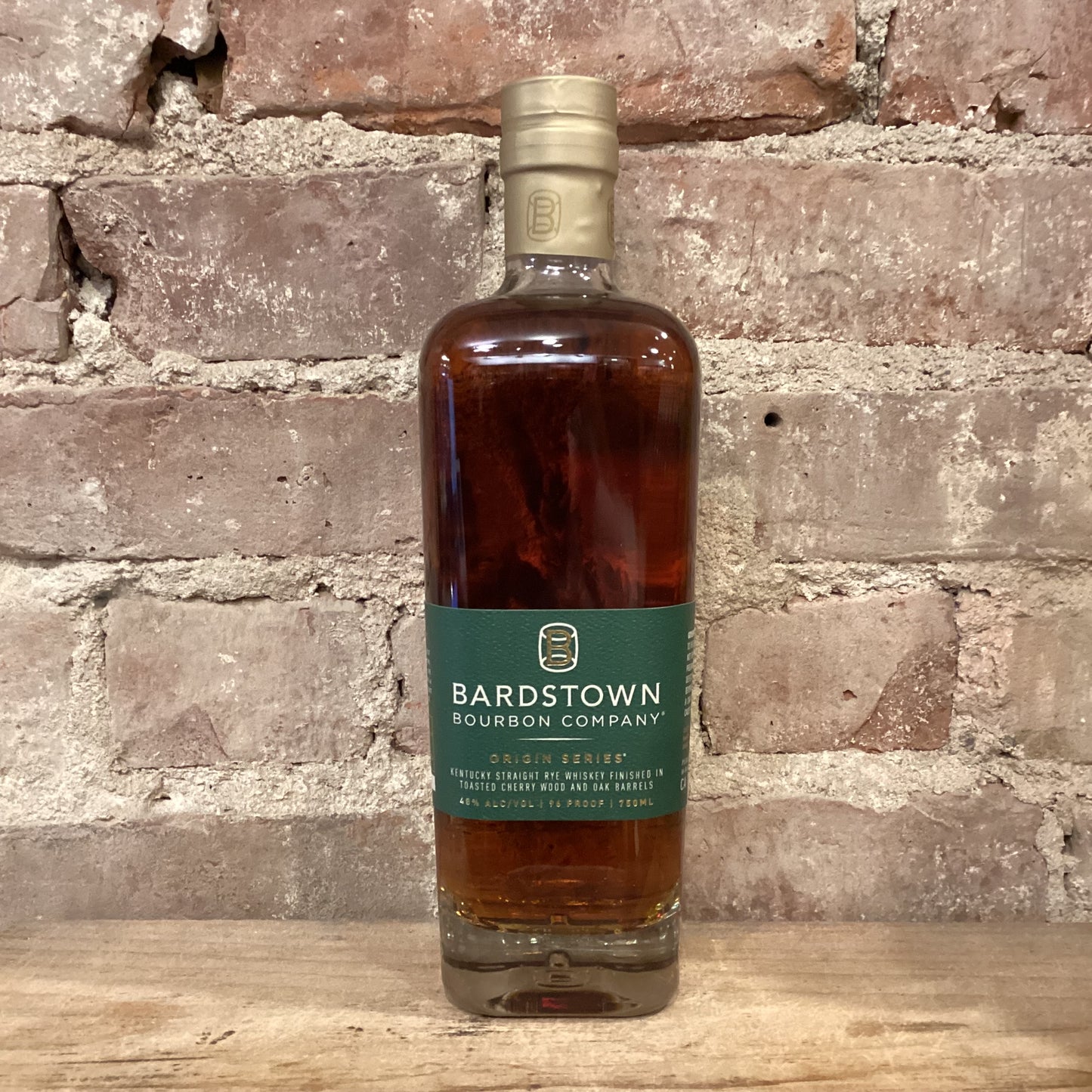 Bardstown Bourbon Origin Series Straight Rye Whiskey Finished In Toasted Cherry Wood And Oak Barrels 6yr 750l
