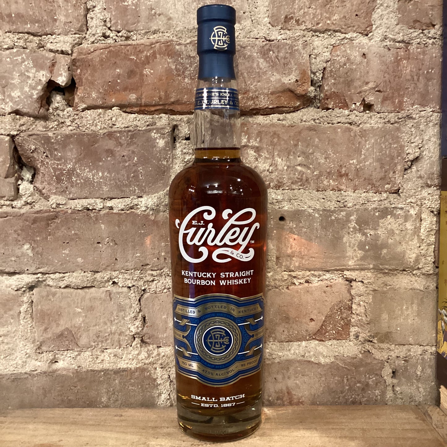 EJ Curley & Co. Small Batch Kentucky Straight Bourbon Whiskey 750mL