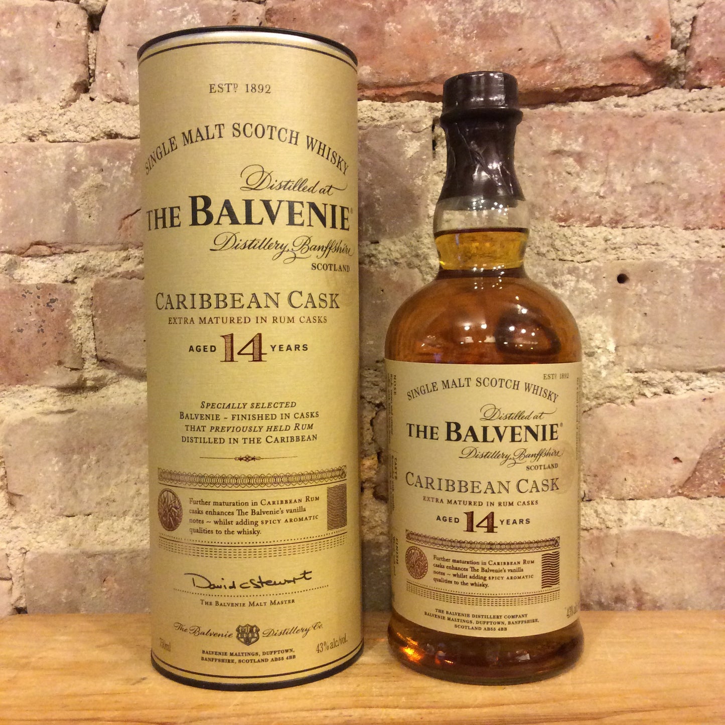 The Balvenie Caribbean Cask 14 Year Old Single Malt Scotch Whisky 750ml