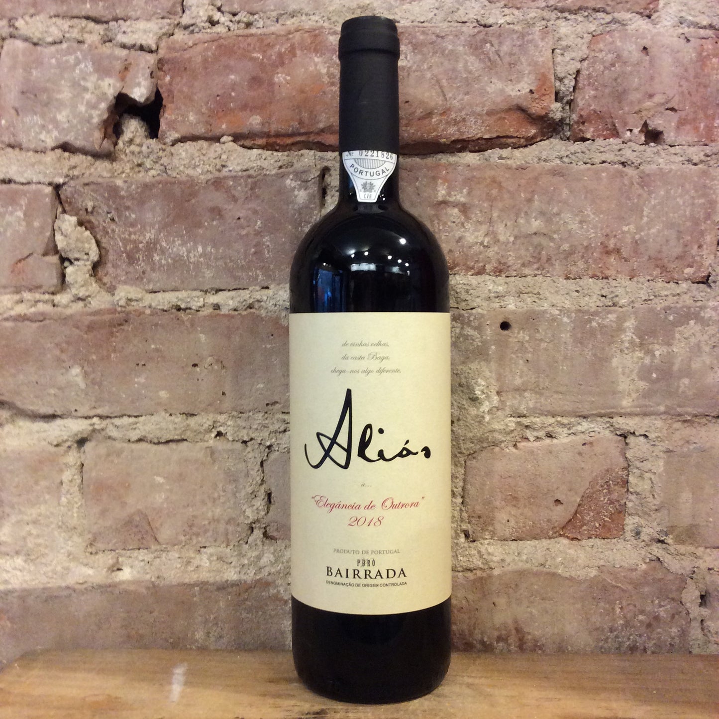 V Puro Bairrada Aliás Elegáncia de Outrora 2018