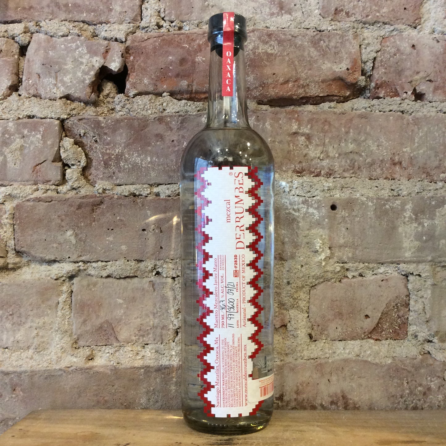 Mezcal Derrumbes Oaxaca Mezcal Joven