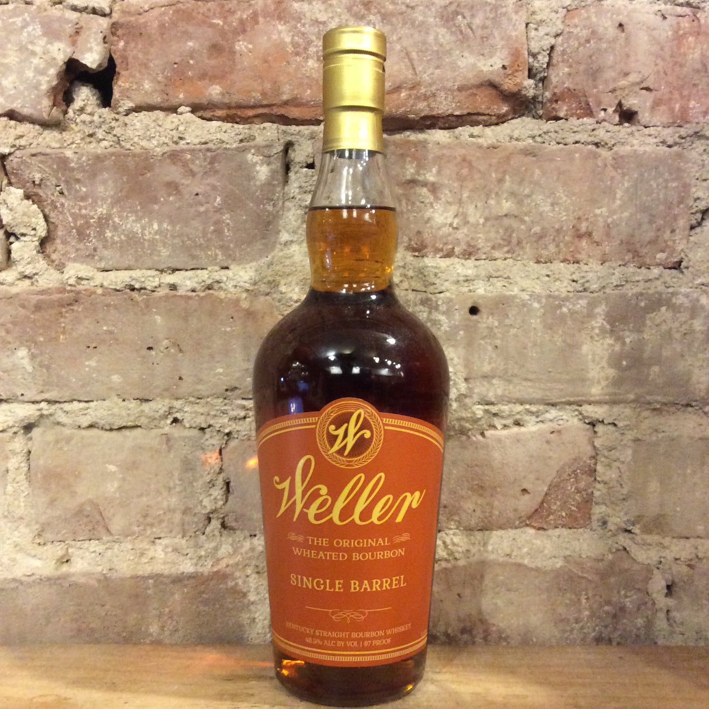 W. L. Weller Single Barrel Straight Wheated Bourbon Whiskey 750ml