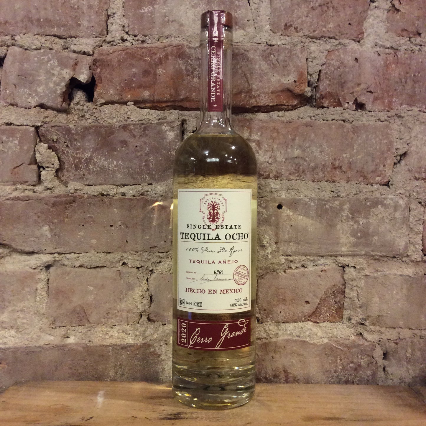 Tequila Ocho 'La Ladera' Single Estate Anejo 2021 750ml