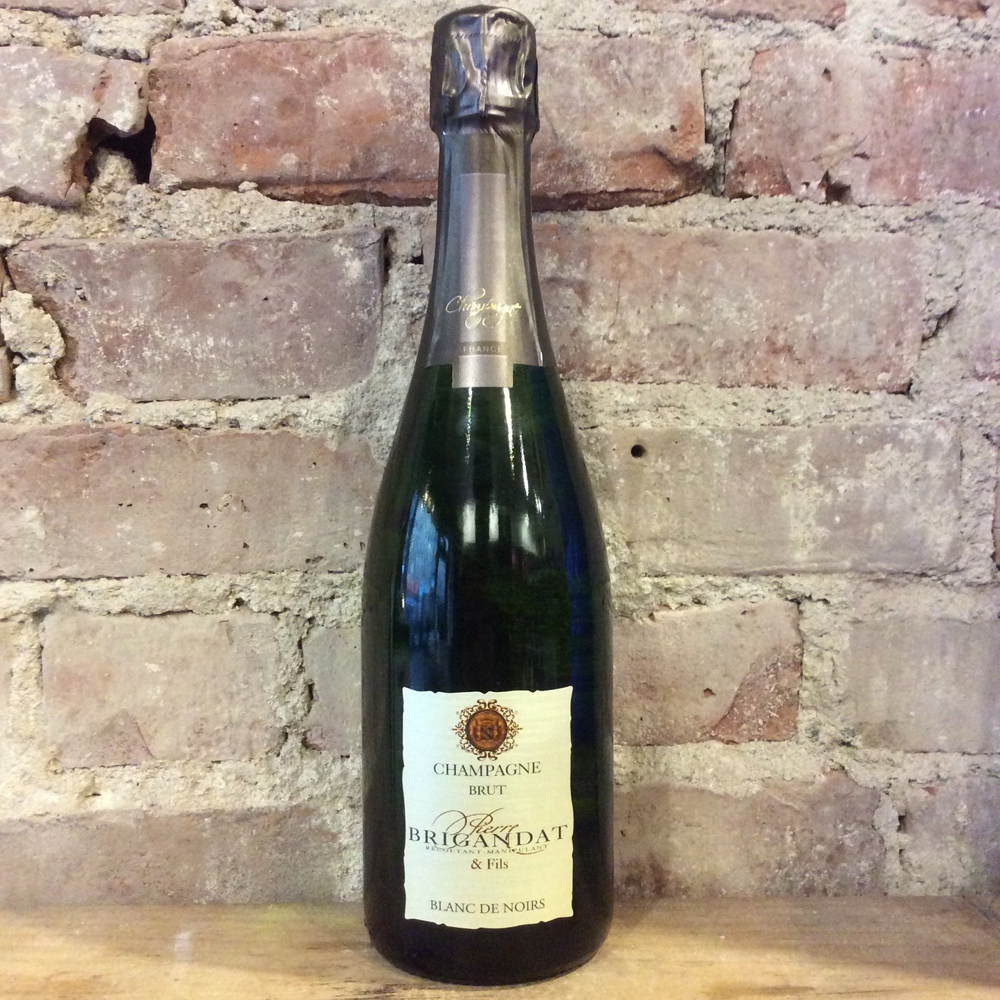 Pierre Brigandat Champagne Brut Blanc de Noirs NV 750mL