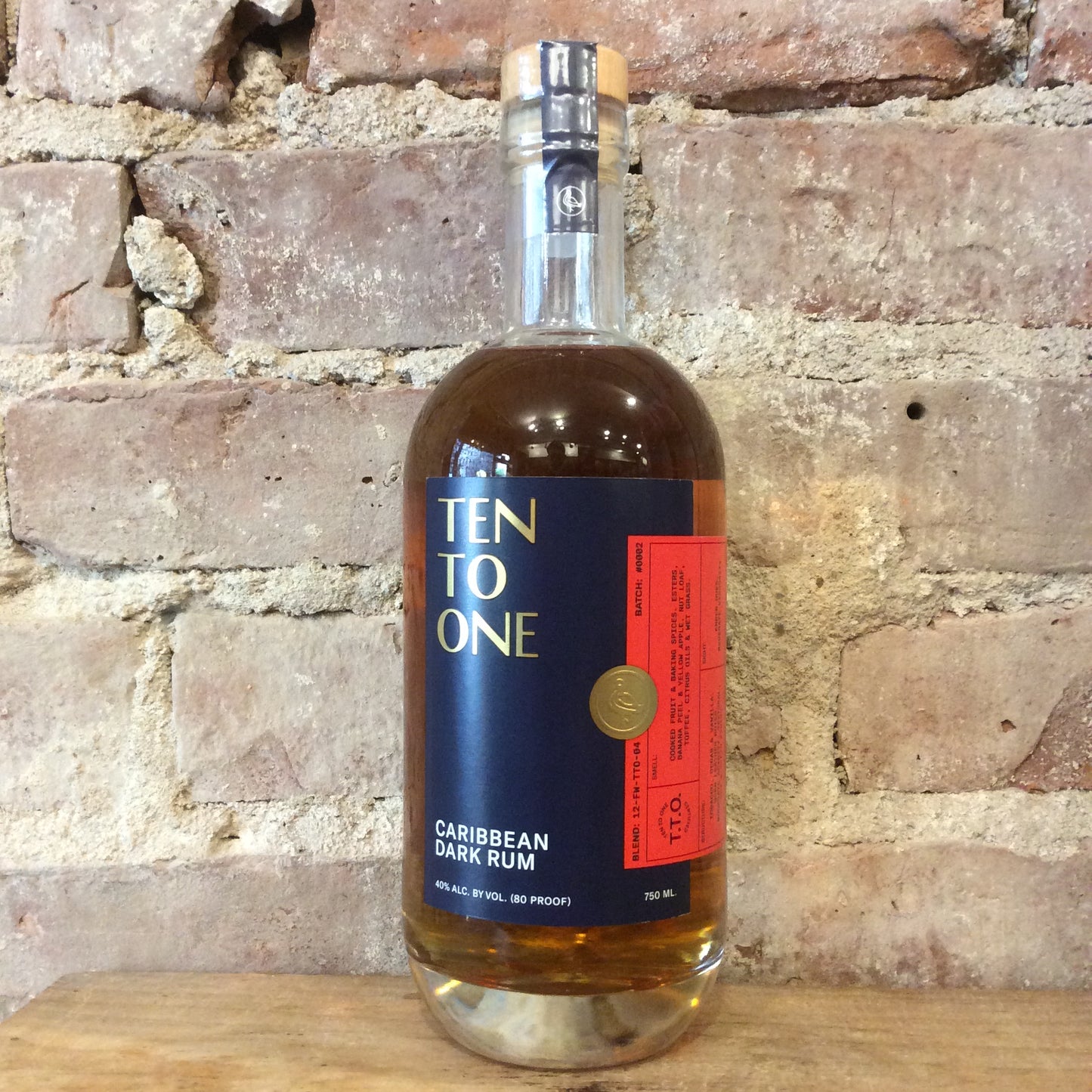 Ten To One Caribbean Dark Rum 750ml