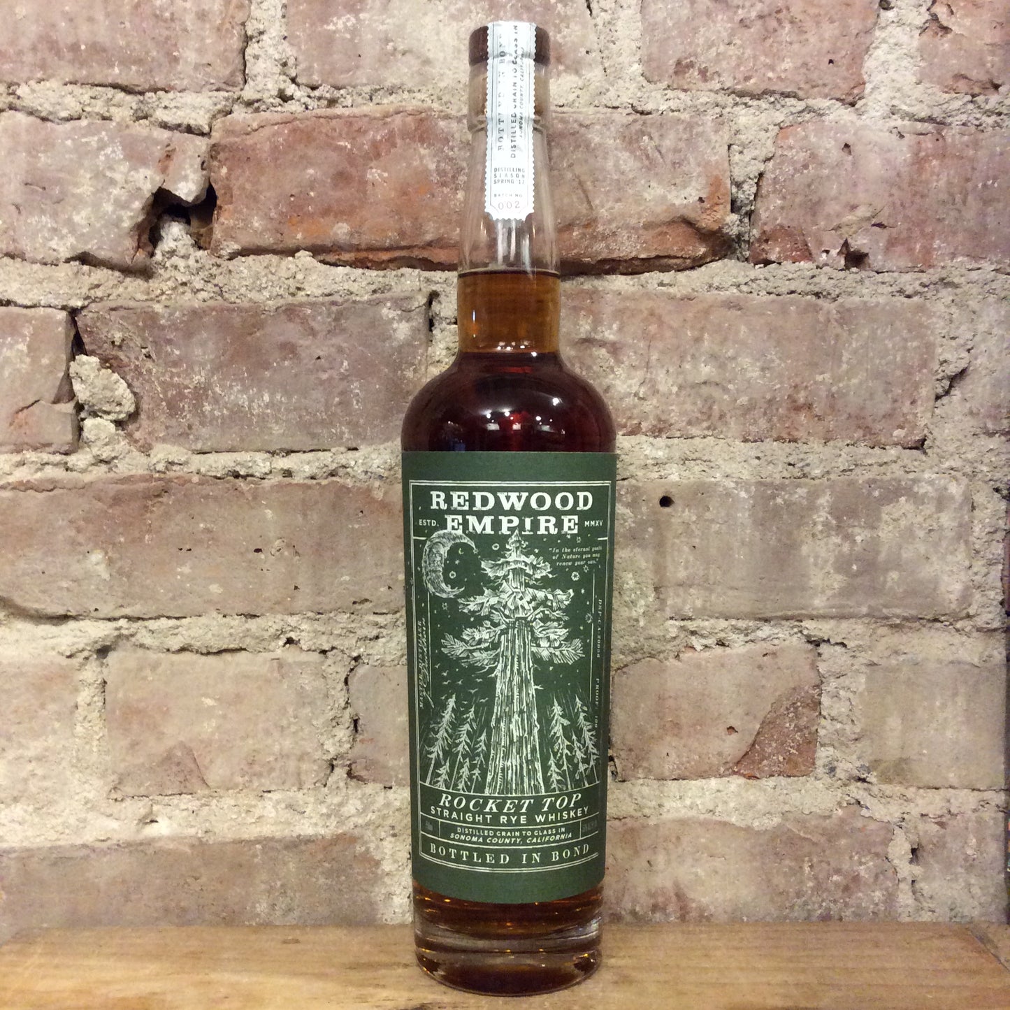 Redwood Empire Rocket Top Rye 750ml