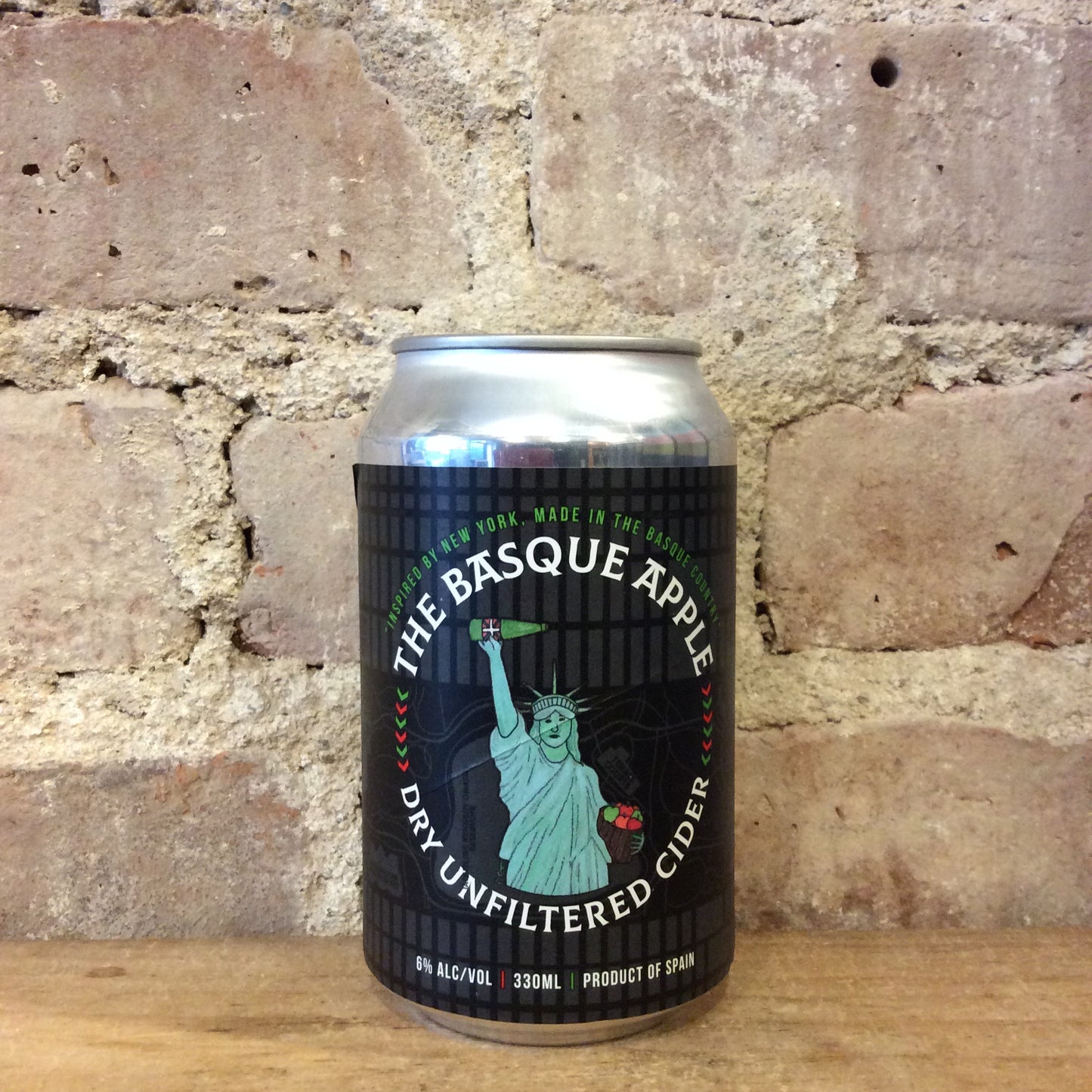 The Basque Apple Dry Unfiltered Cider 330ml Can
