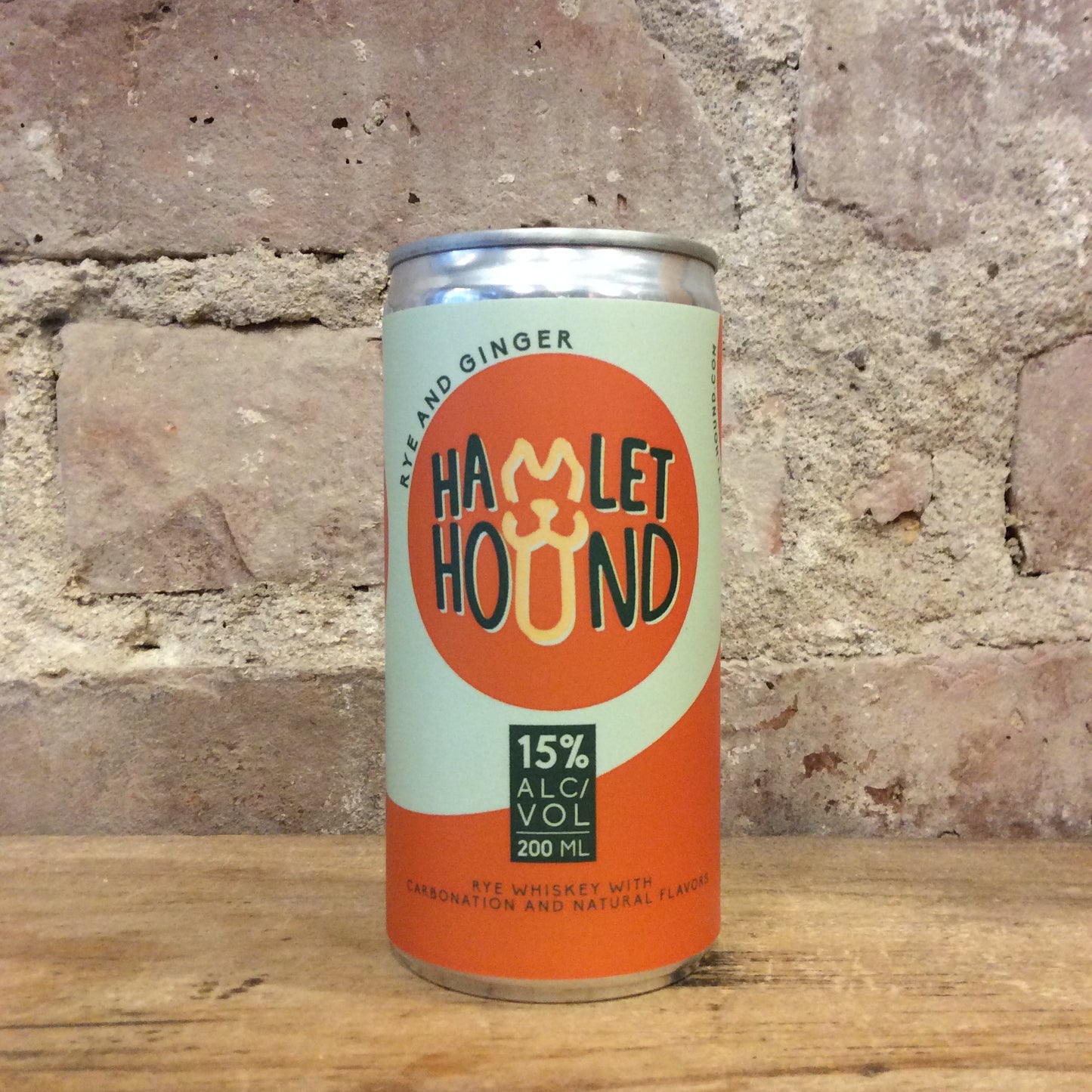Hamlet Hound Canned Cocktails Rye & Ginger 200mL Can