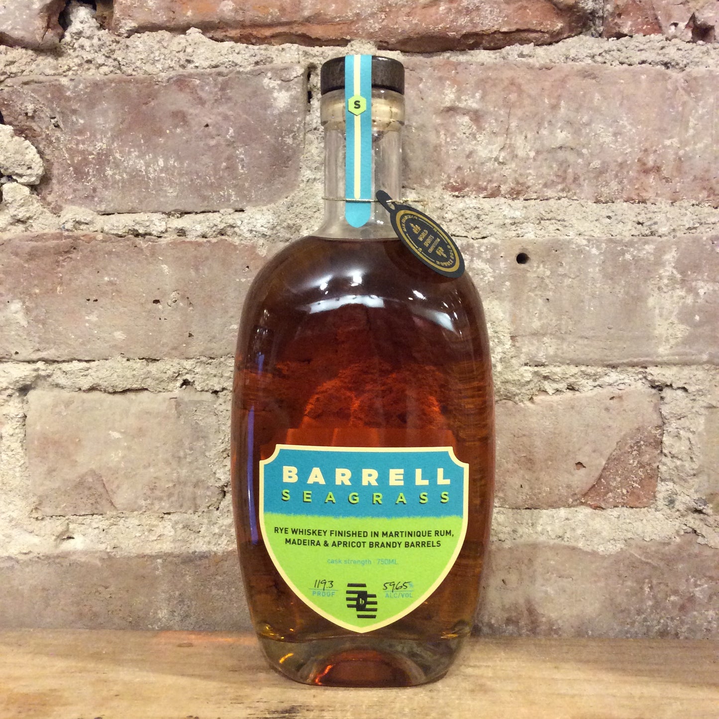 Barrell Whiskey Seagrass Rye Whiskey Finished In Martinique Rum Madeira & Apricot Brandy Barrels 750mL