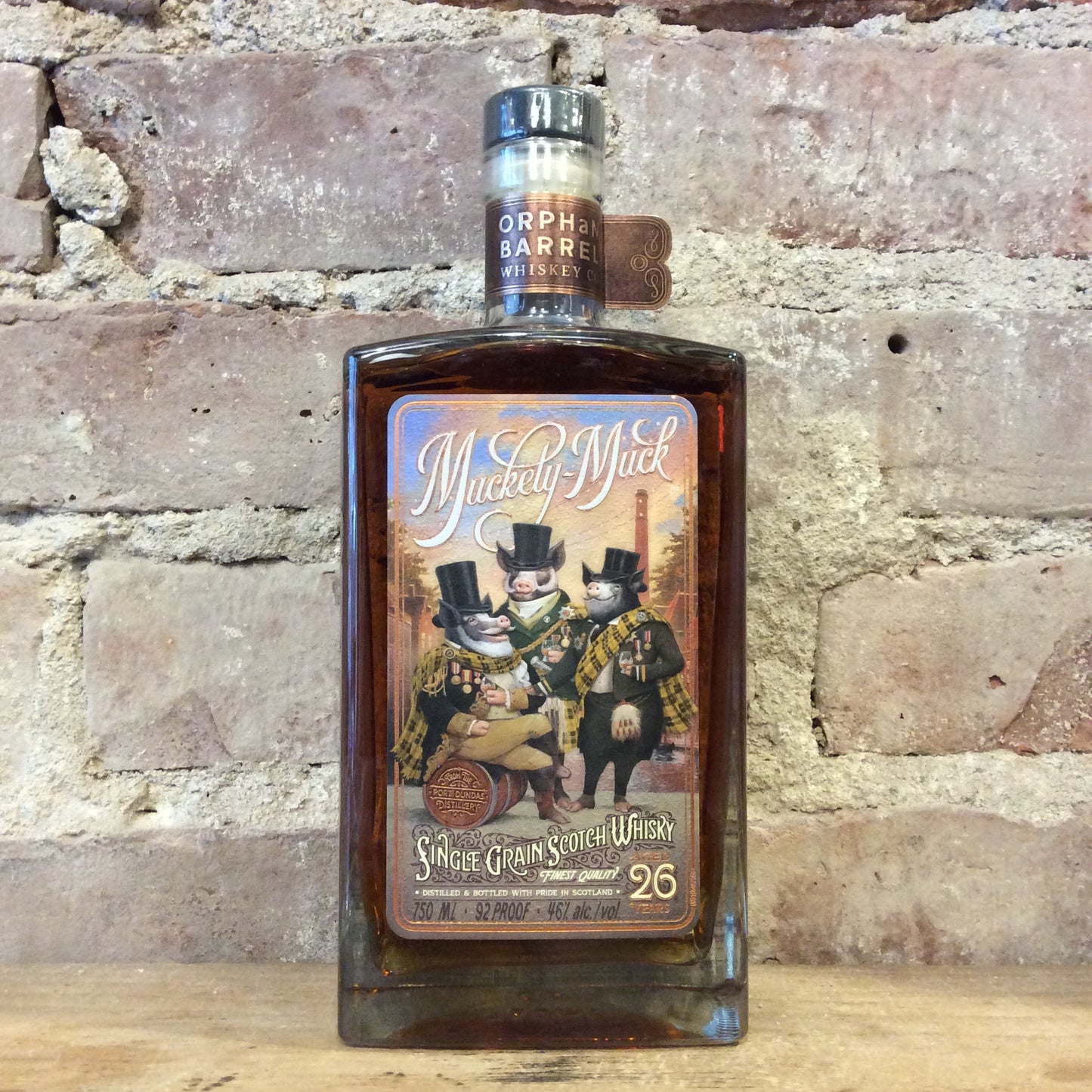 Orphan Barrel Single Grain Scotch 'Muckety Muck' 26 Yr 92 Proof 750ml