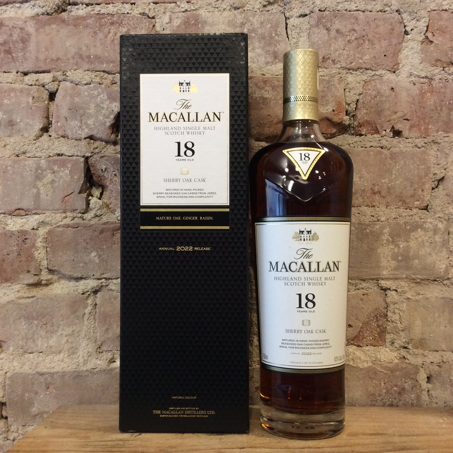 The Macallan Sherry Oak 18 Year Old 750mL