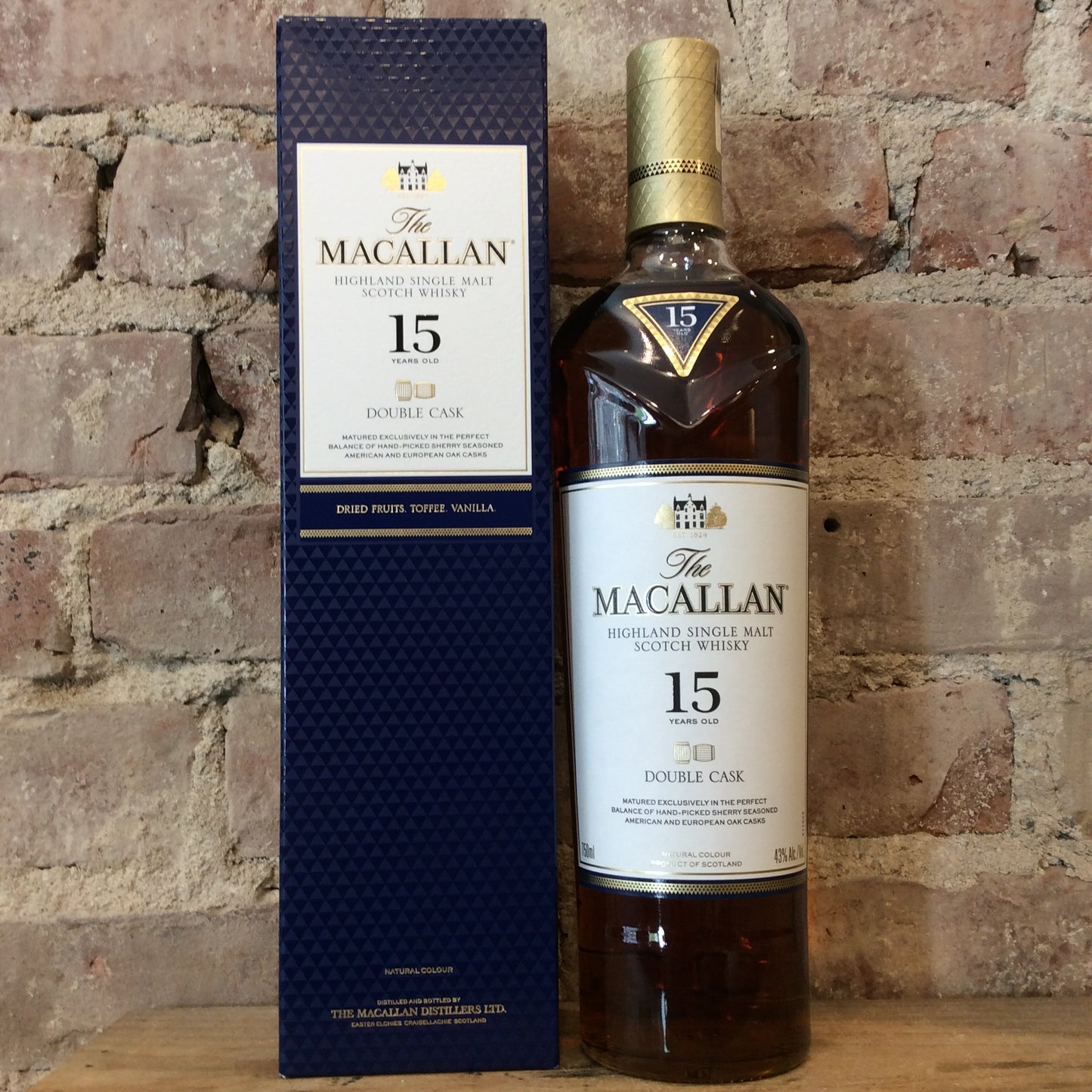 The Macallan Double Cask 15 Years Old Single Malt Scotch Whisky 750mL