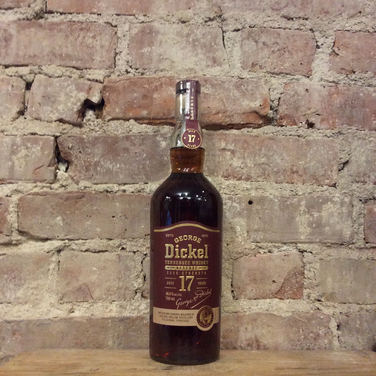 George Dickel Reserve Collection 17 Year Old Tennessee Whisky 750ml