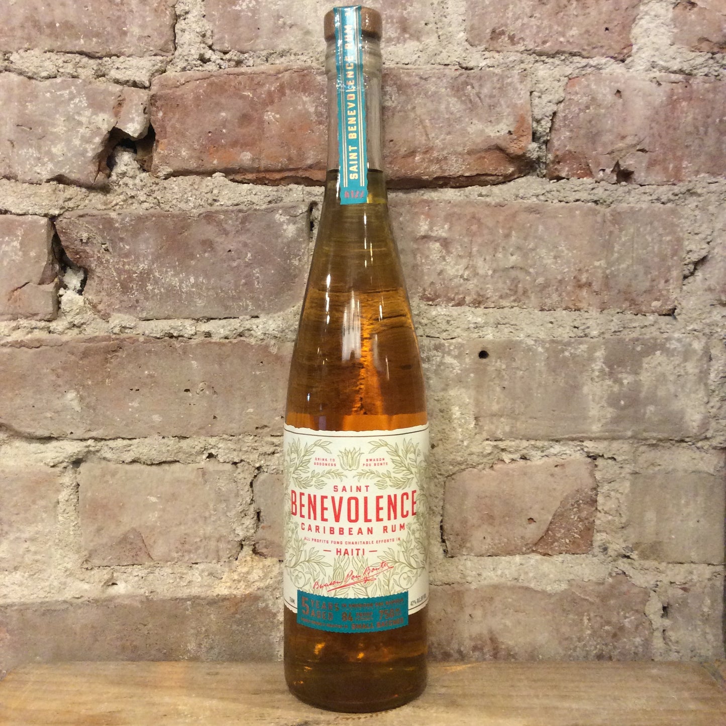 Saint Benevolence 5 Years Old American Oak Barrels Caribbean Rum 750mL