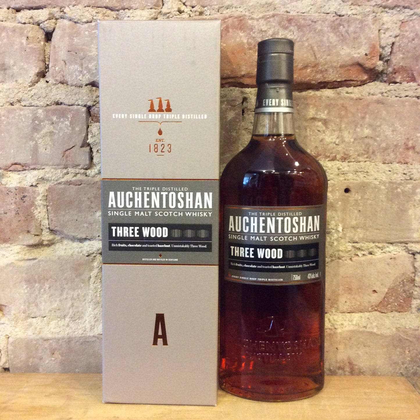 Auchentoshan Three Wood Single Malt Scotch Whisky 750ml