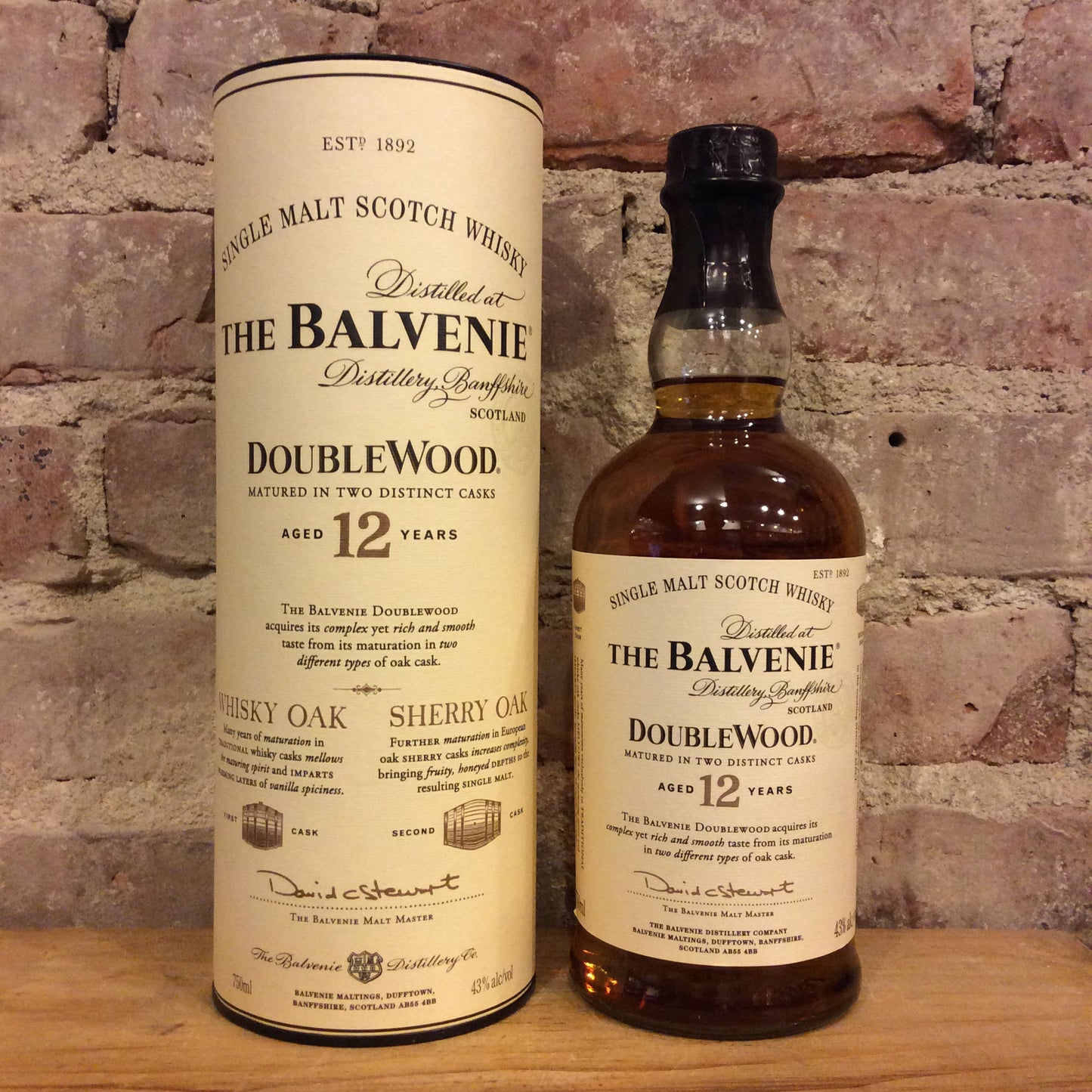 The Balvenie DoubleWood 12 Year Old Single Malt Scotch Whisky 750ml
