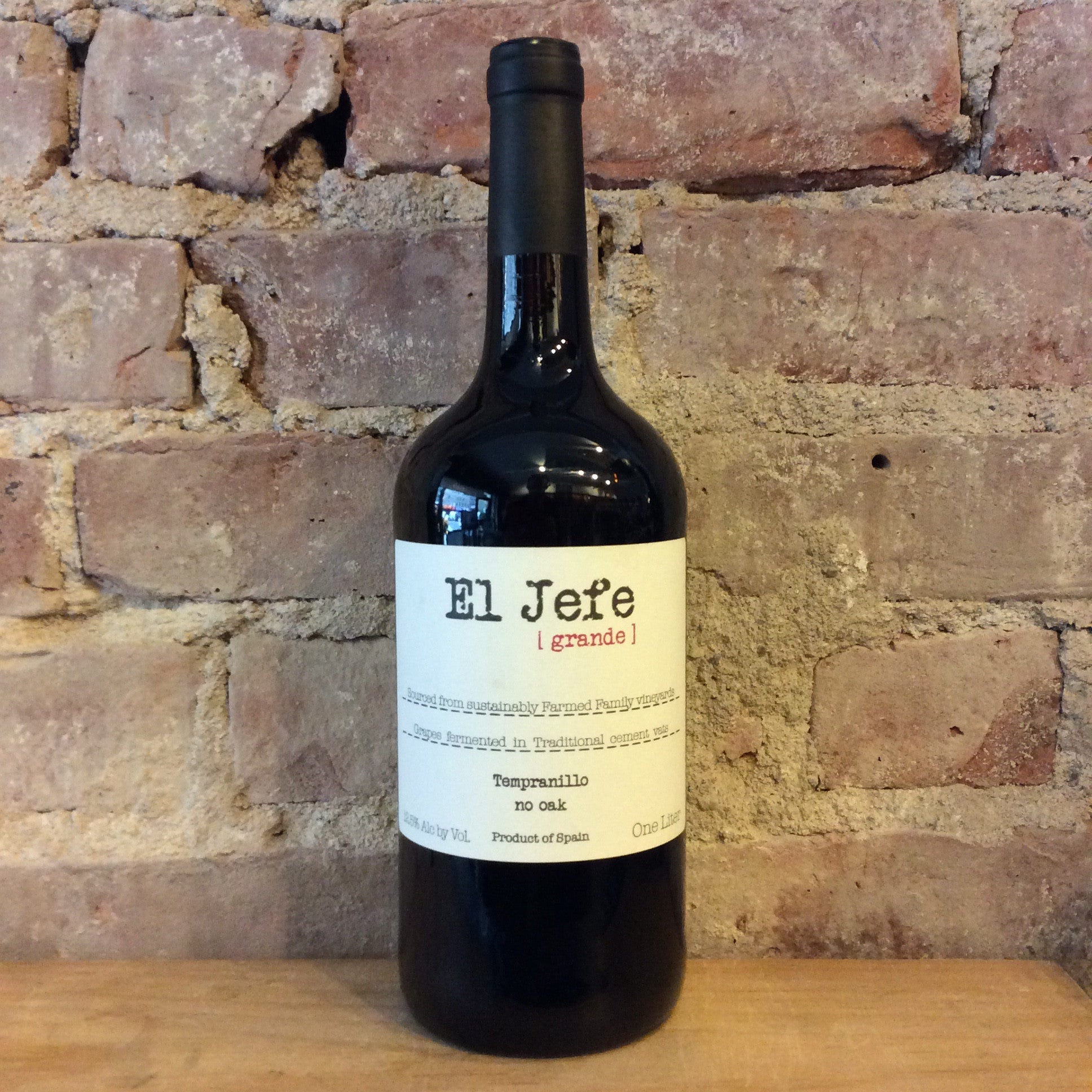 el pedal tempranillo El Jefe Grande Tempranillo 2022 1L