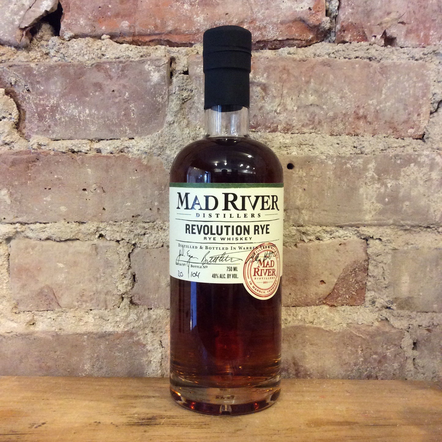 Mad River Distillers Revolution Rye Whiskey 750ml