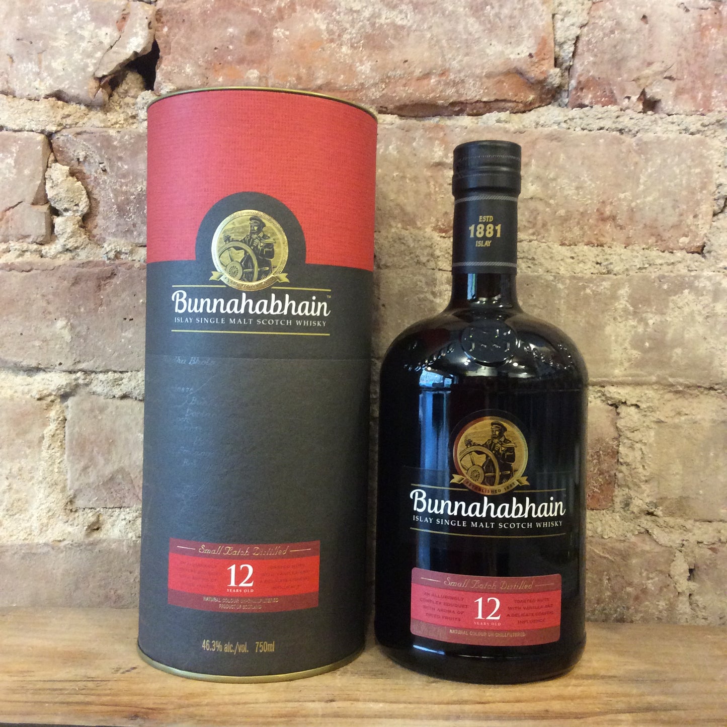 Bunnahabhain 12 Year Old Islay Single Malt Scotch Whisky 92.6 Proof 750ml