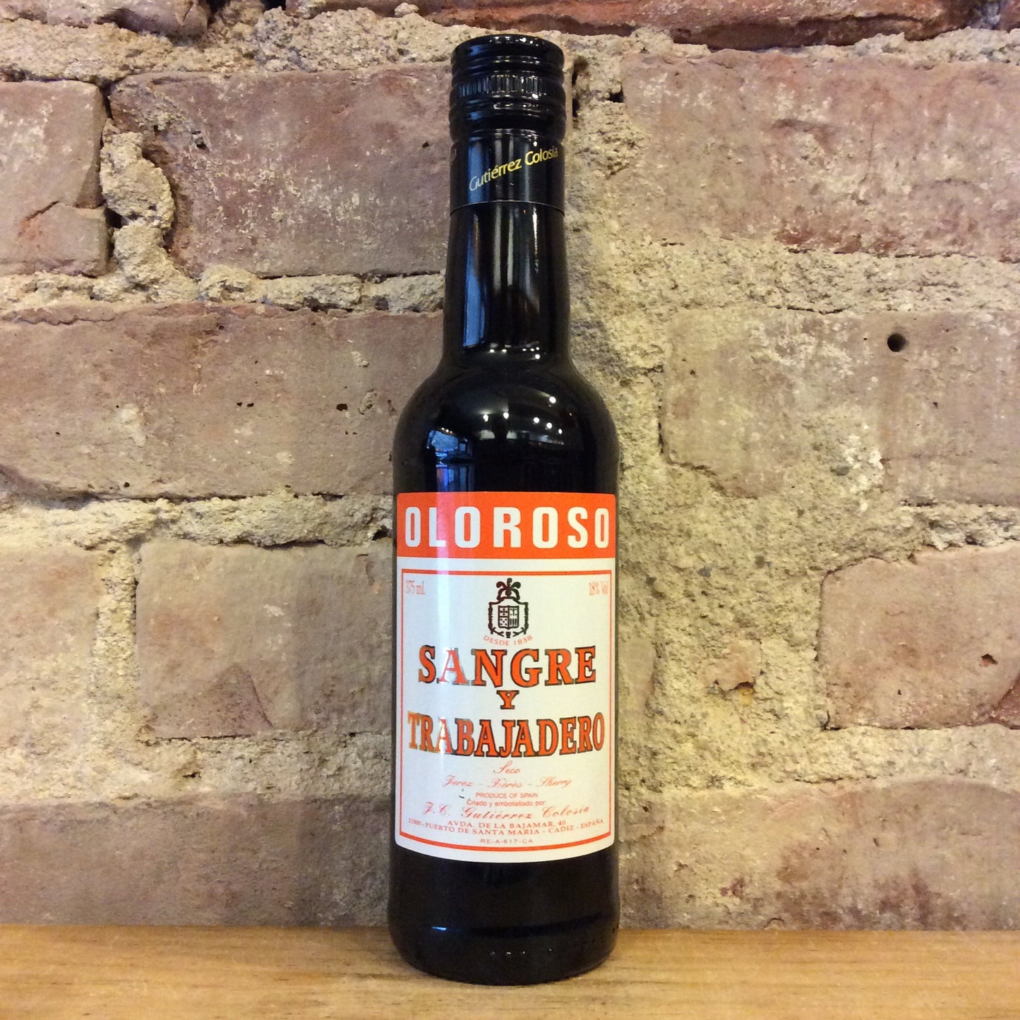 Bodegas Gutierrez Colosia Oloroso 'Sangre y Trabajadero' NV