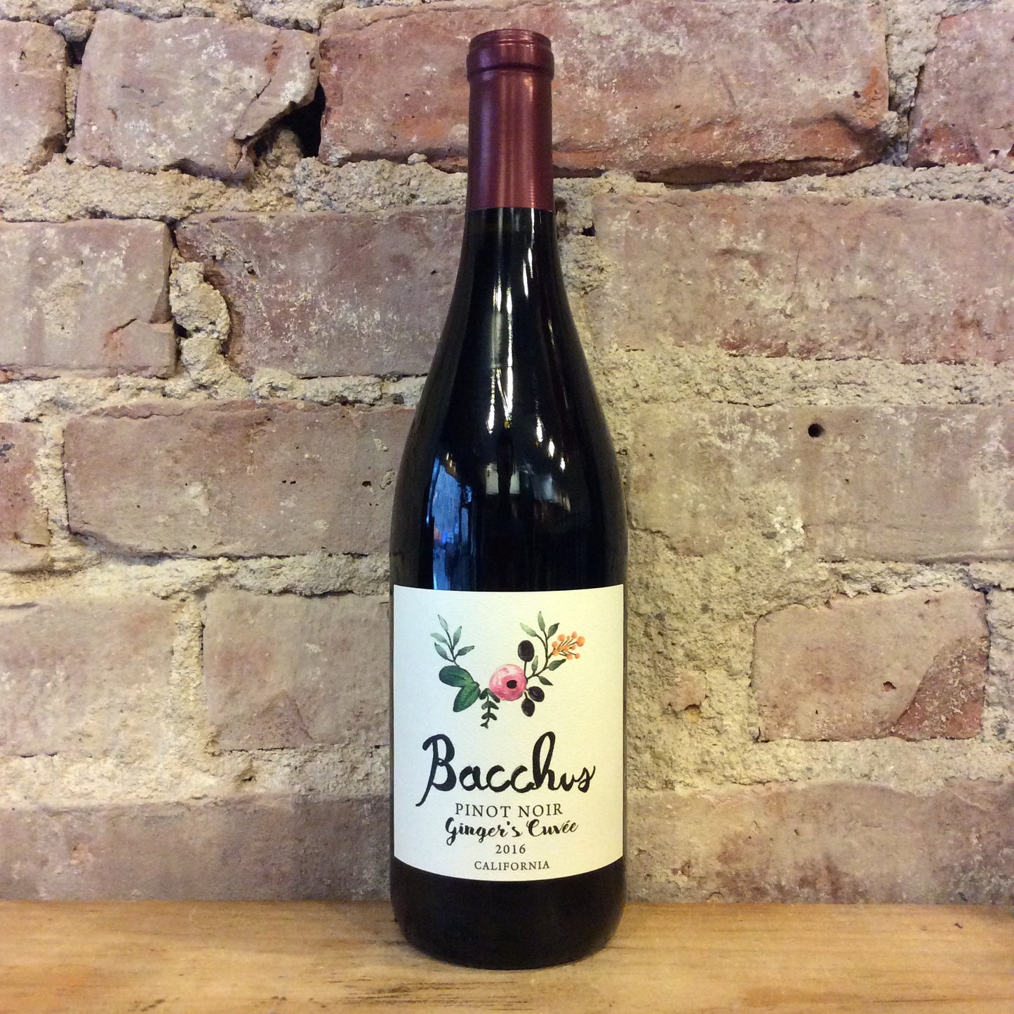 Bacchus Cellars Ginger's Cuvee Pinot Noir 2020 750mL