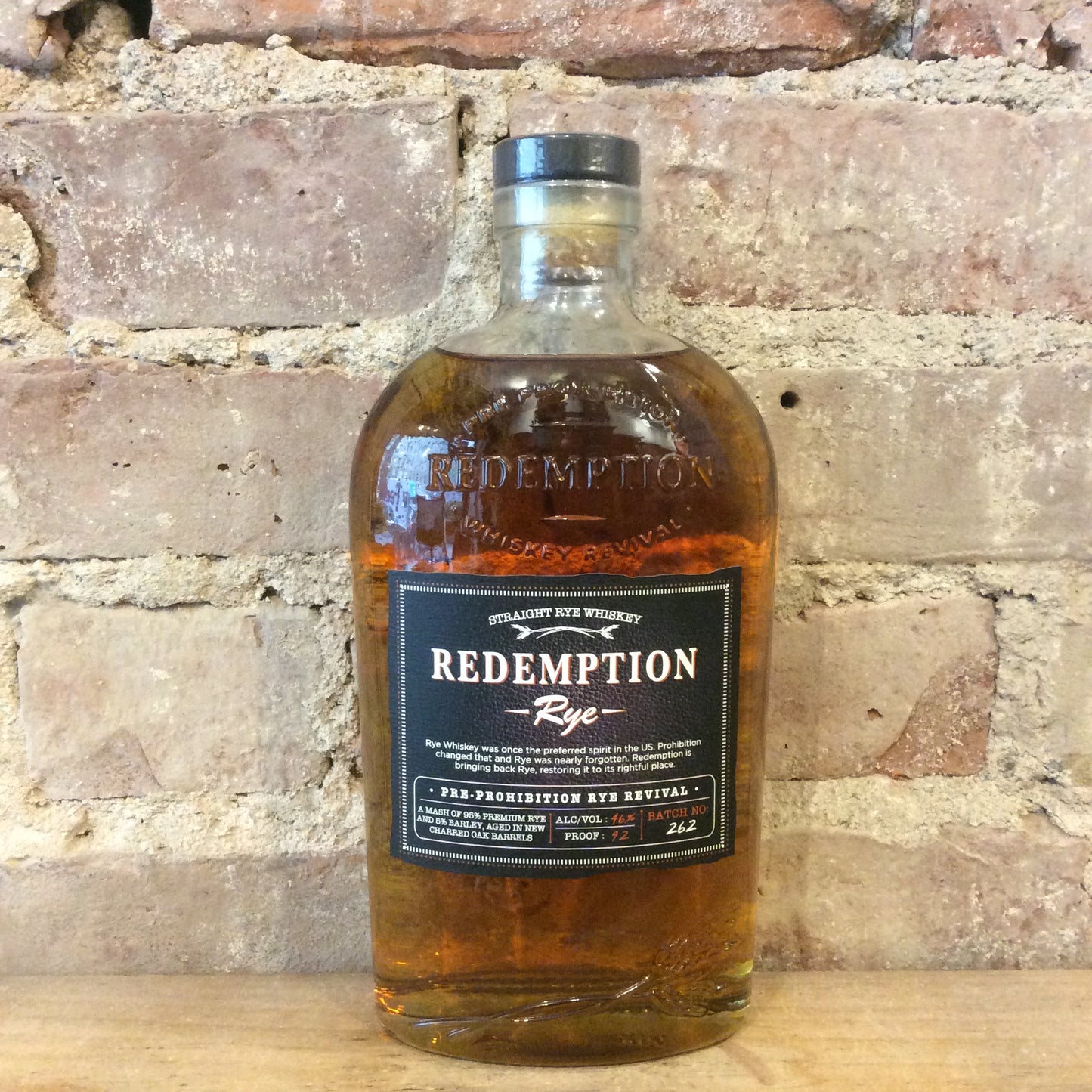 Redemption Rye Whiskey 750ml