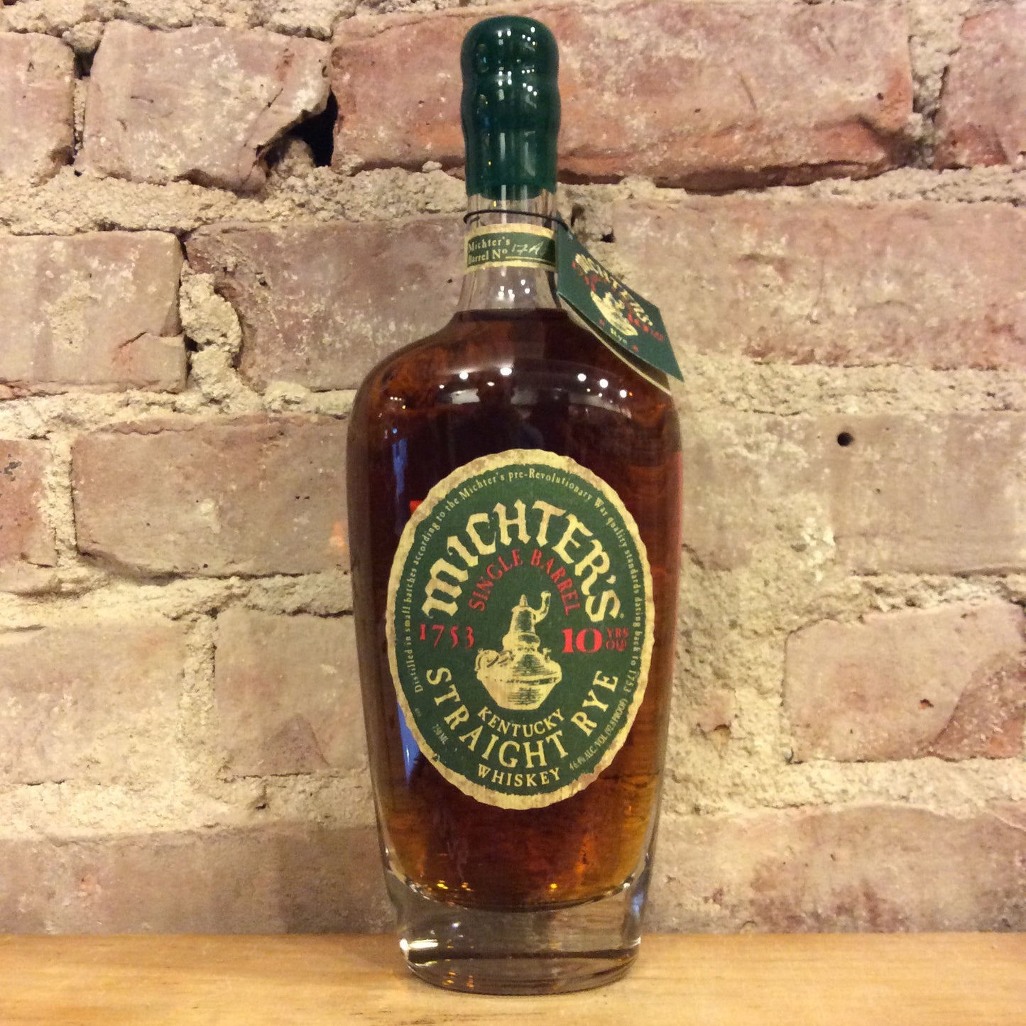 Michter's 10 Year Old Single Barrel Straight Rye Whiskey 750mL