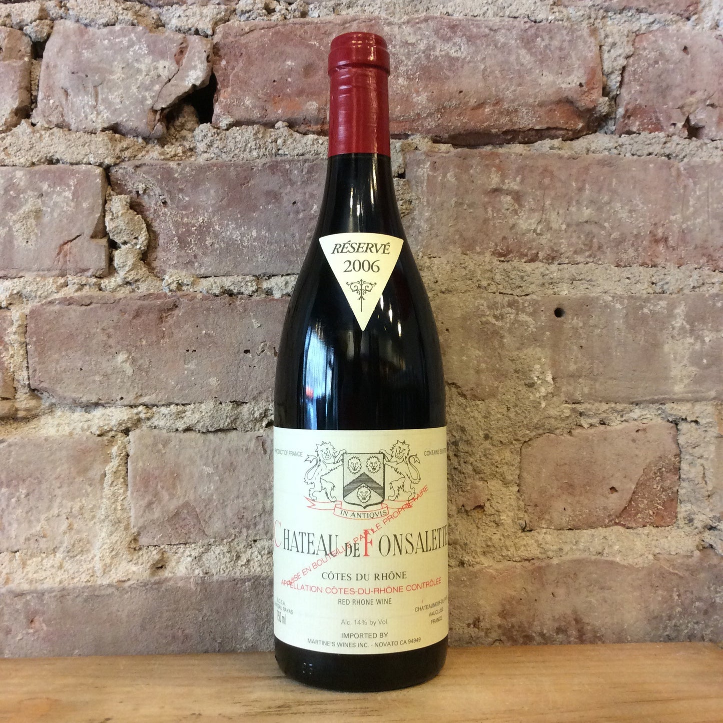 Château Rayas Côtes du Rhône Chateau de Fonsalette 2011 750ml